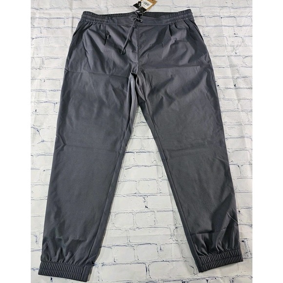 North Face Standard Jogger Gray Drawstring Water Repellant Flash Dry WOMENS 2X - Picture 1 of 14